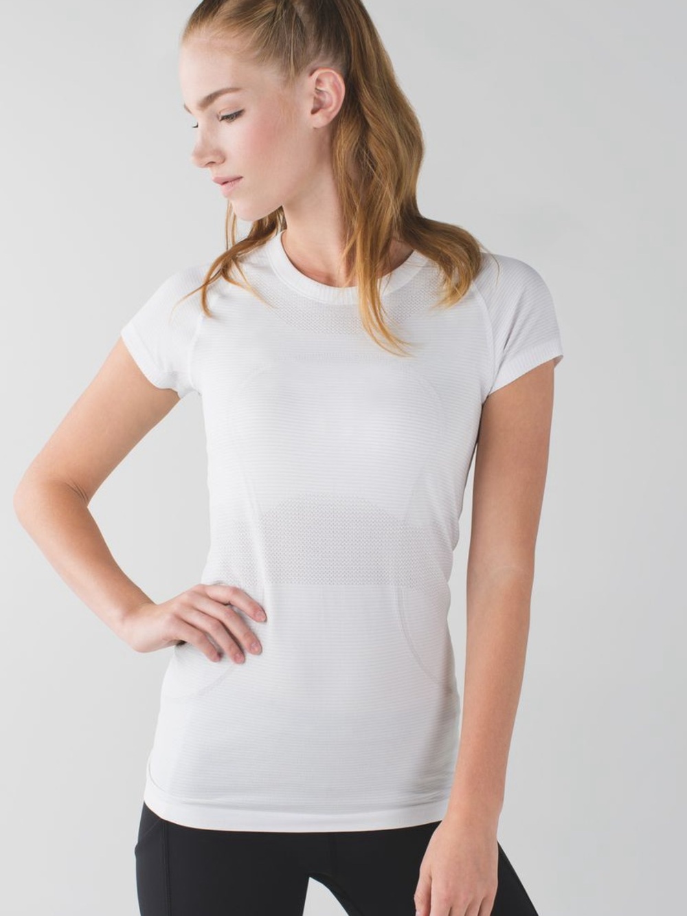 Lululemon | Swiftly Tech Short-Sleeve Shirt | Light Gray | Size 10